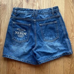 NERDY || Vintage Style Denim Shorts Size Small